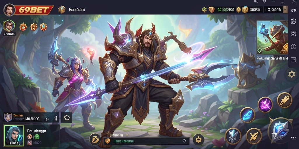 Gameplay seru dan menantang di dunia MMORPG 69BET.