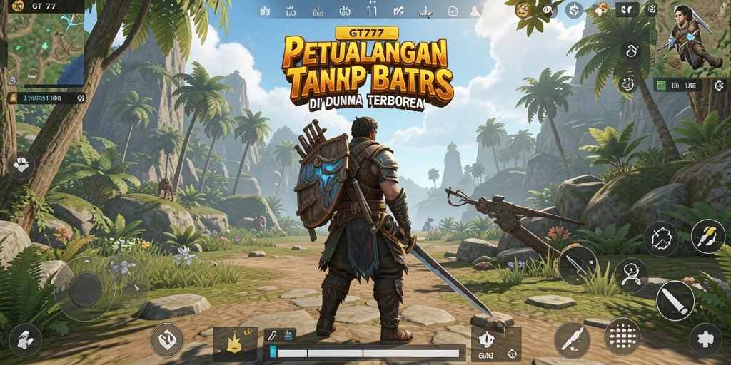 Screenshot gameplay menunjukkan eksplorasi dunia terbuka yang menakjubkan.
