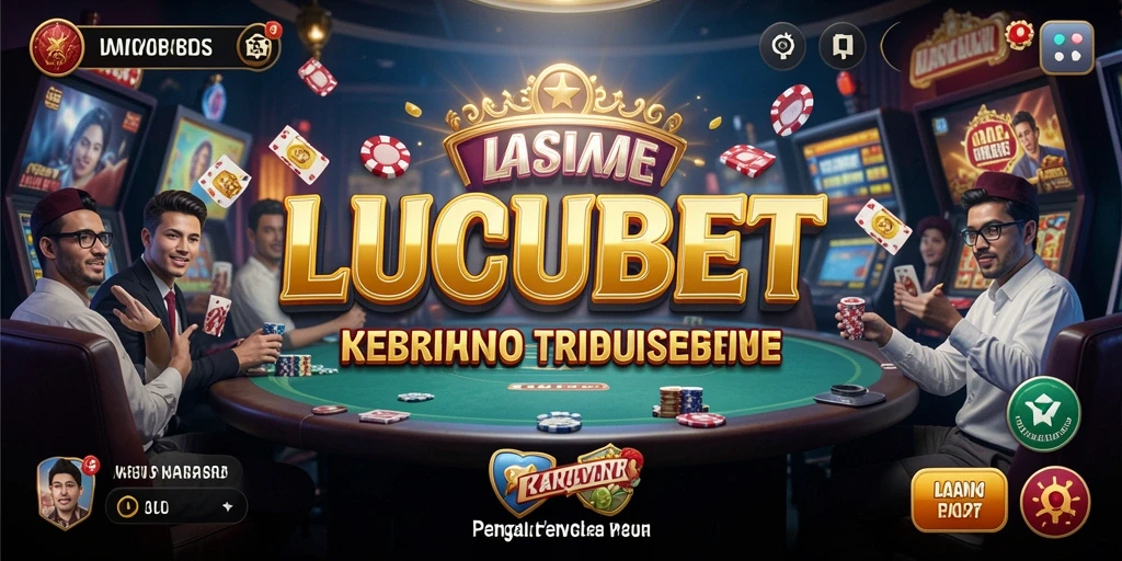 Screenshot utama LUCUBET menampilkan gameplay kasino yang menarik.