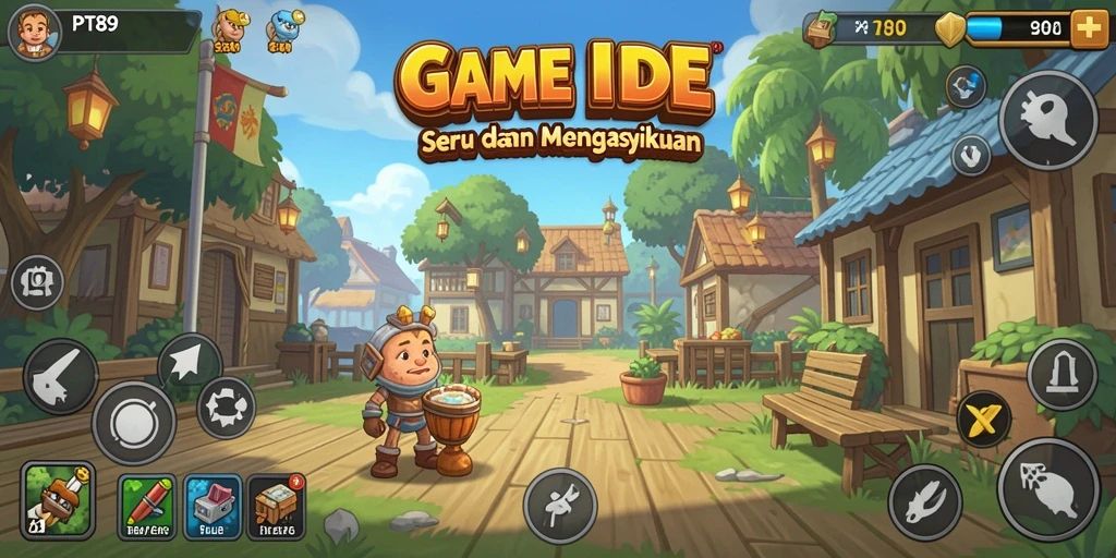 Tampilan gameplay PT89 yang menarik dalam genre Idle.