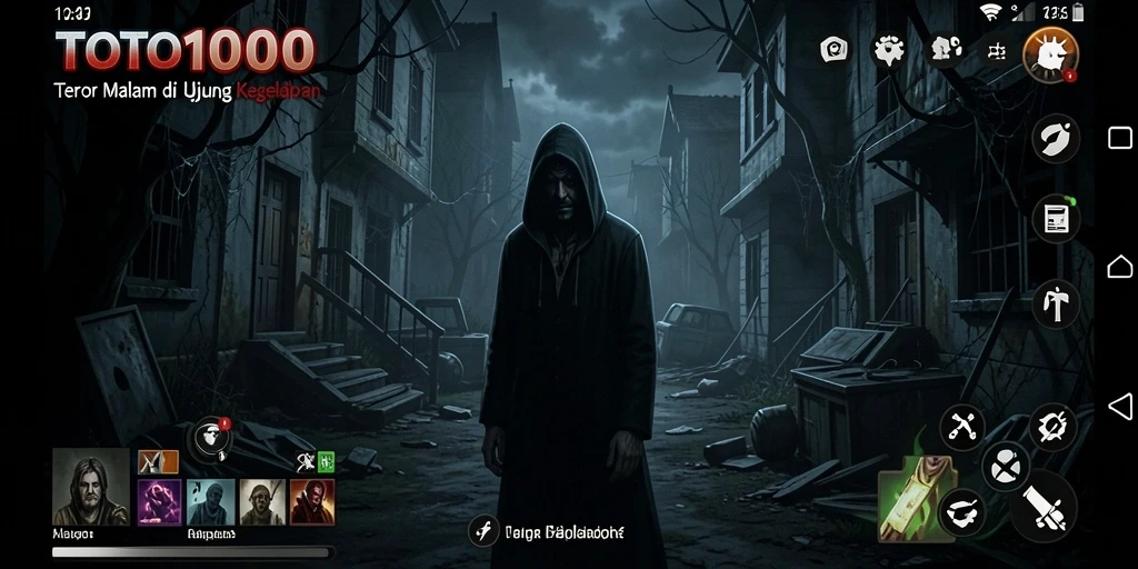 Screenshot menampilkan momen menegangkan dalam gameplay TOTO1000.